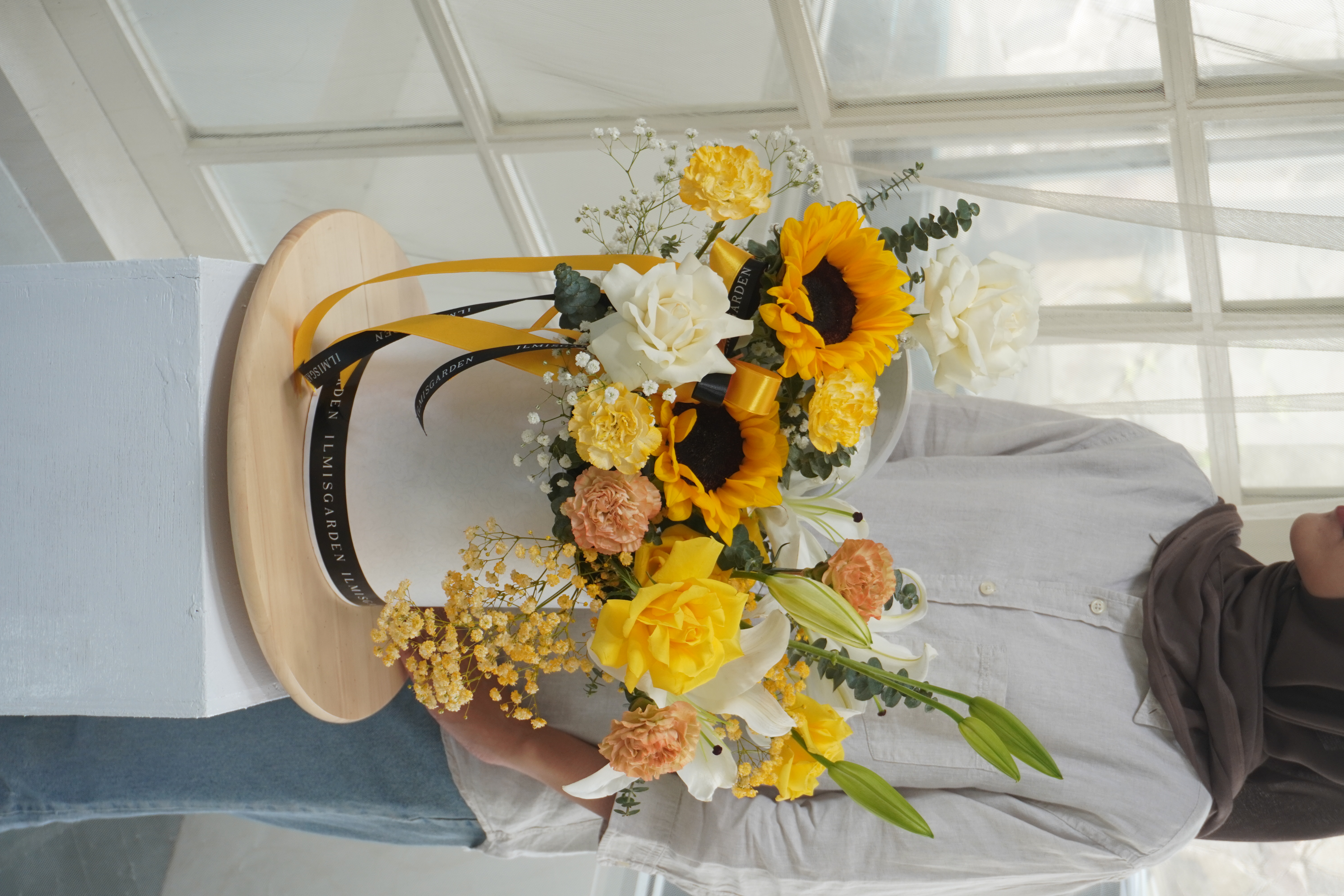 Sunflower Lily Bloom Box