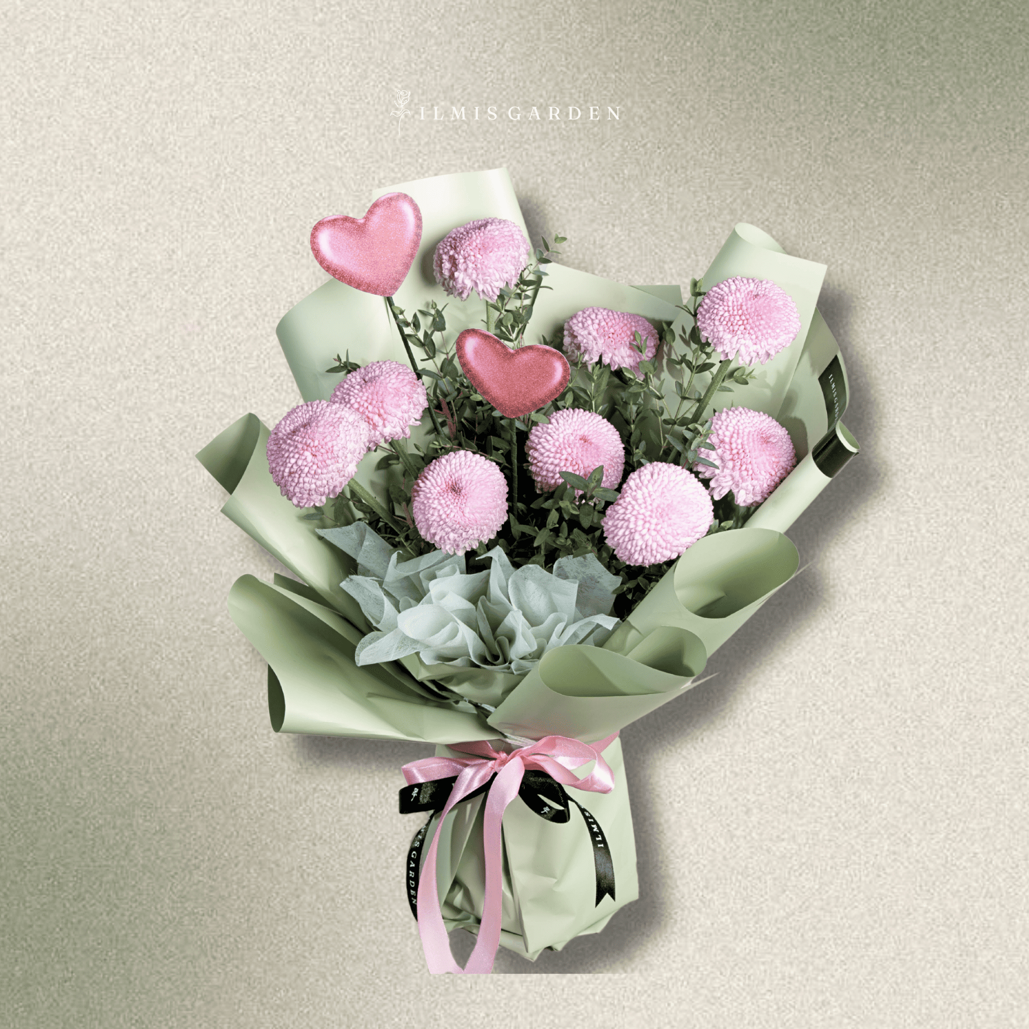 Blushing Heart Bouquet