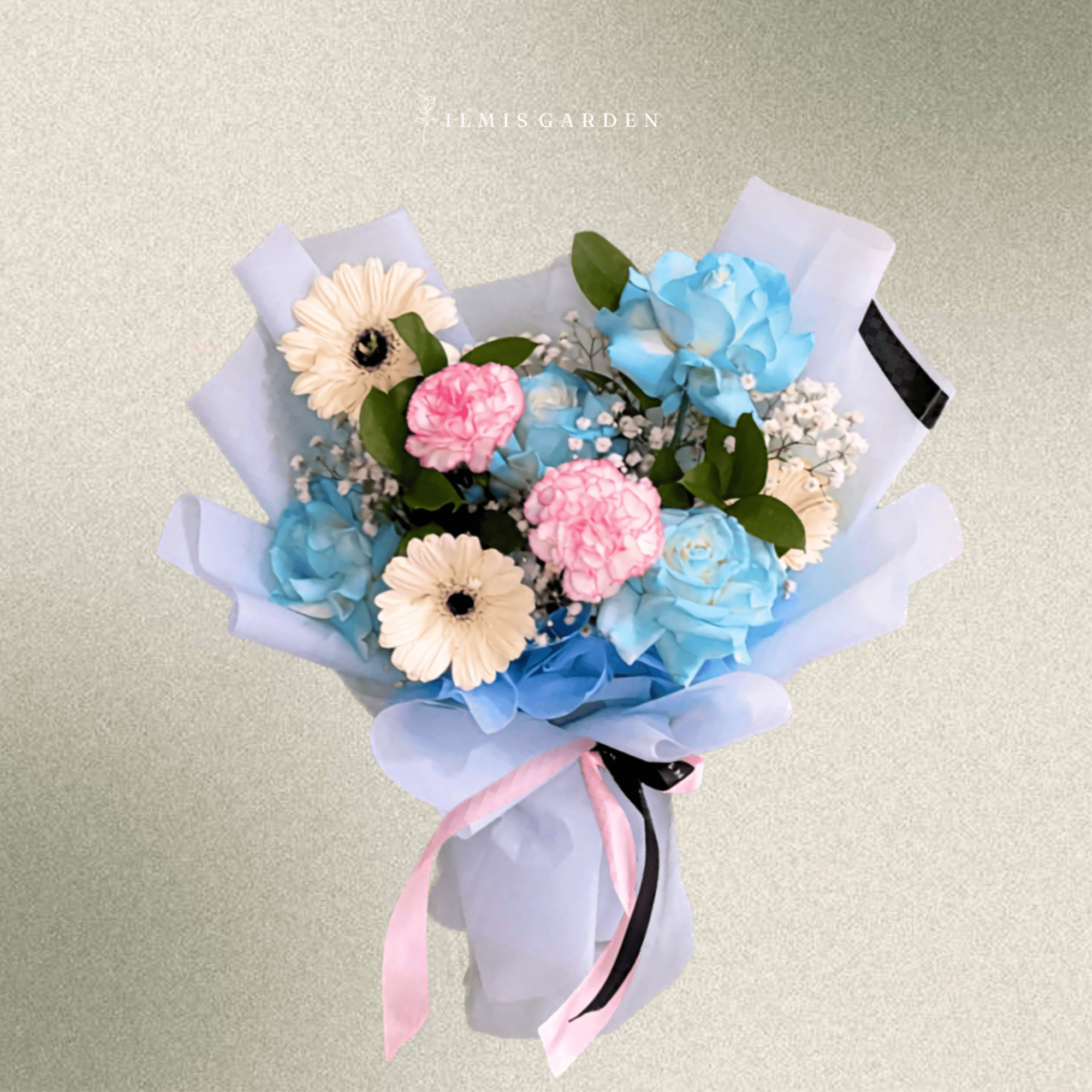 Bubble Blue Bouquet